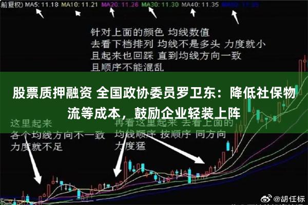 股票质押融资 全国政协委员罗卫东：降低社保物流等成本，鼓励企业轻装上阵