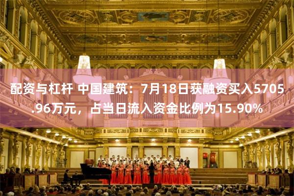 配资与杠杆 中国建筑：7月18日获融资买入5705.96万元，占当日流入资金比例为15.90%