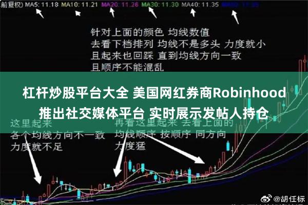 杠杆炒股平台大全 美国网红券商Robinhood推出社交媒体平台 实时展示发帖人持仓