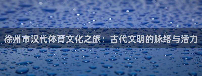 徐州市汉代体育文化之旅：古代文明的脉络与活力